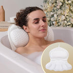 Bath Pillow Luxury Bathtub Pillow, Extra Soft & Comfortable Bath Pillows by Binobella