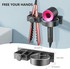 YUET Hair Dryer Holder Hairdryer Straightener Station Wall Mounted/Self - Image 5
