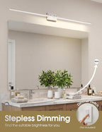 VOLISUN Modern Bathroom Vanity Light 48 inch, 30W Dimmable 5CCT Led Bathroom - Image 4