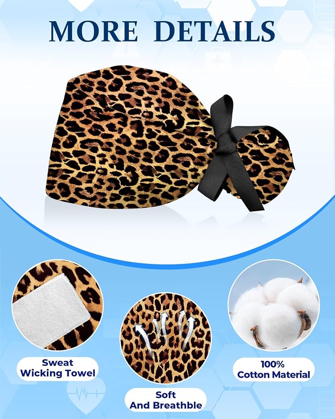 Plifal 100% Cotton Scrub Cap - Image 3