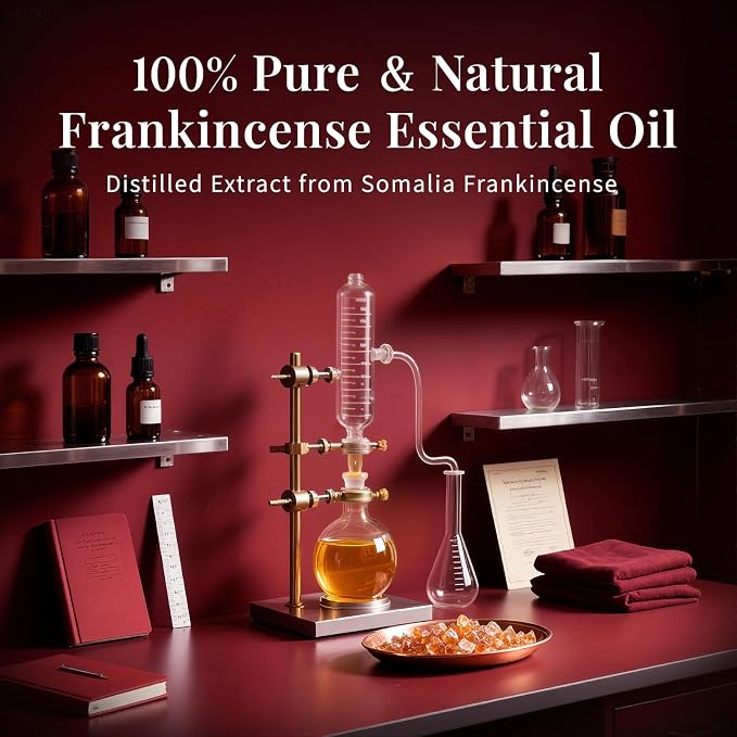 SU JUABA Frankincense Essential Oil 4 Fl Oz, 100% Pure Frankincense Oil - Image 5