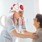 Ethnic Aztec Pattern Adjustable Scrub Cap Hat - Image 5