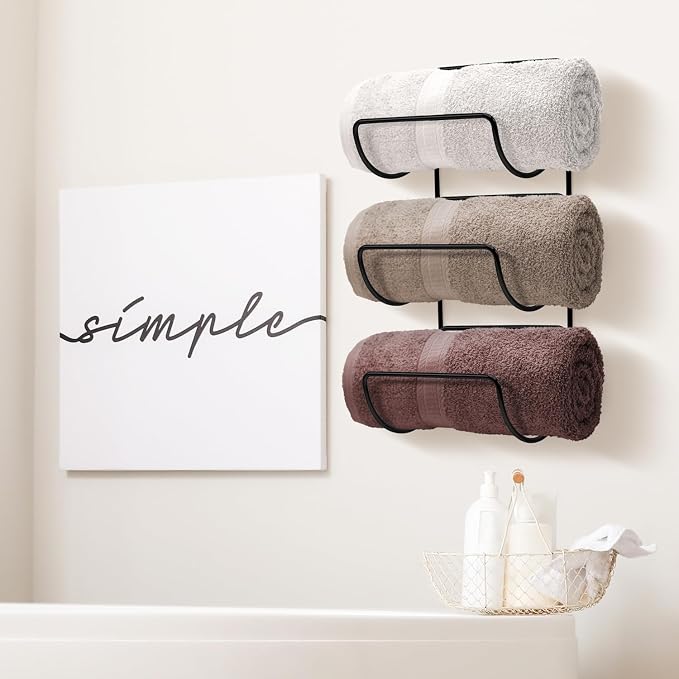 Sorbus Towel Holder for Bathroom Wall - Image 6
