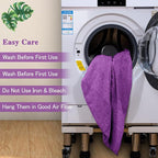 SEISSO Bath Towels, Extra Absorbent & Quick Drying Lightweight Fiber Towels - Image 7