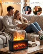 Essential Oil Diffuser, 7-Color Fireplace Fire Flame Aromatherapy Humidifier - Image 7