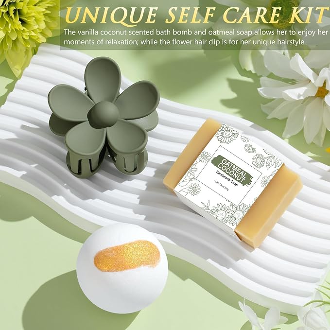 Birthday Gifts for Women Self Care Get Well Soon Gift Baskets, Spa Care Package - Image 7