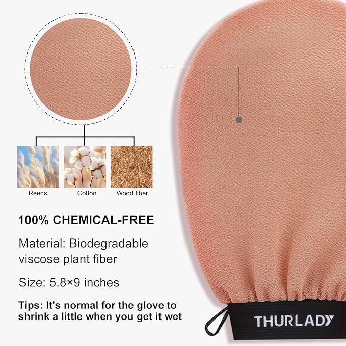 Exfoliating Glove, Korean Exfoliating Mitt Body Scrubber, Viscose Fiber Bath - Image 7