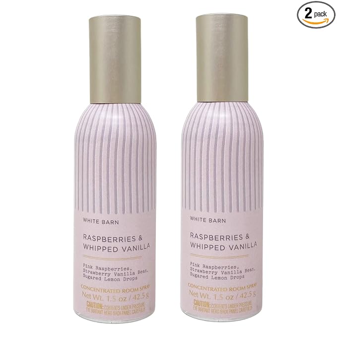 Bath & Body Works Raspberries & Whipped Vanilla 2 Pack Concentrated Room Spray by BathBodyWorks