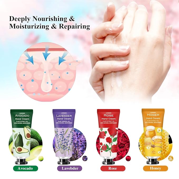 Mothers Day Gifts, 20 Pack Hand Cream Gifts Set, Hand Lotion - Image 5