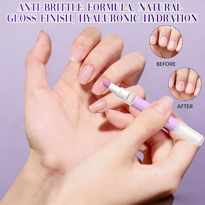 2Pcs 2-in-1 Cuticle Oil Pusher Pen, 2026 New Ceramic Cuticle Pusher & Oil Pen - Image 2