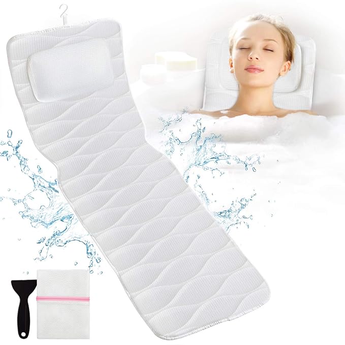 OMYSTYLE Full Body Bath Pillow, Bath Pillows by OMYSTYLE