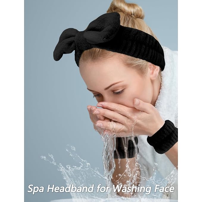 VELSCRUN 6 Pack Spa Headband, Makeup Headband, Face Wash Headbands, Skincare - Image 2