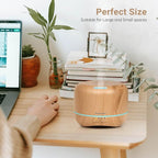 Homeweeks 300ml Essential Oil Diffuser, Quiet Aromatherapy Mist Diffusers - Image 6