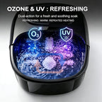 Foot Soaking Tub with Ozone UV, Foot Spa Bath Massager with Heat and Bubbles - Image 3