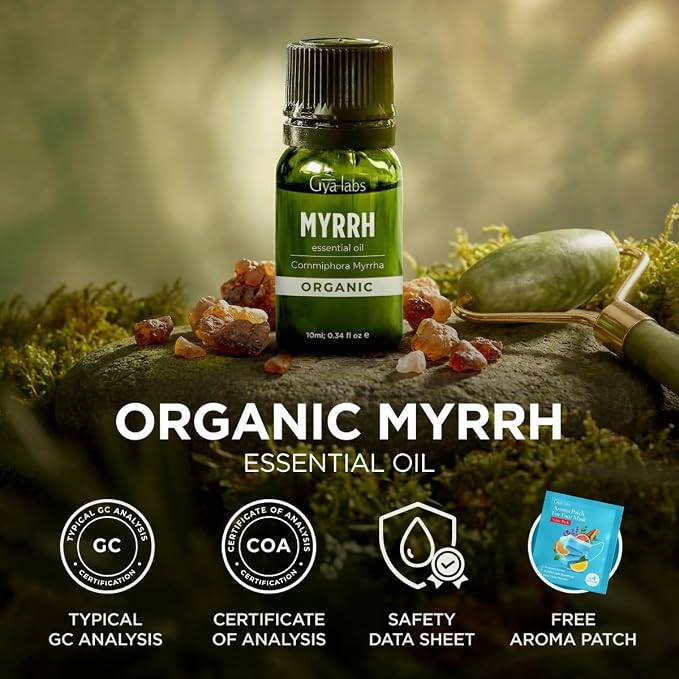 Gya Labs Organic Myrrh Essential Oil - Image 8
