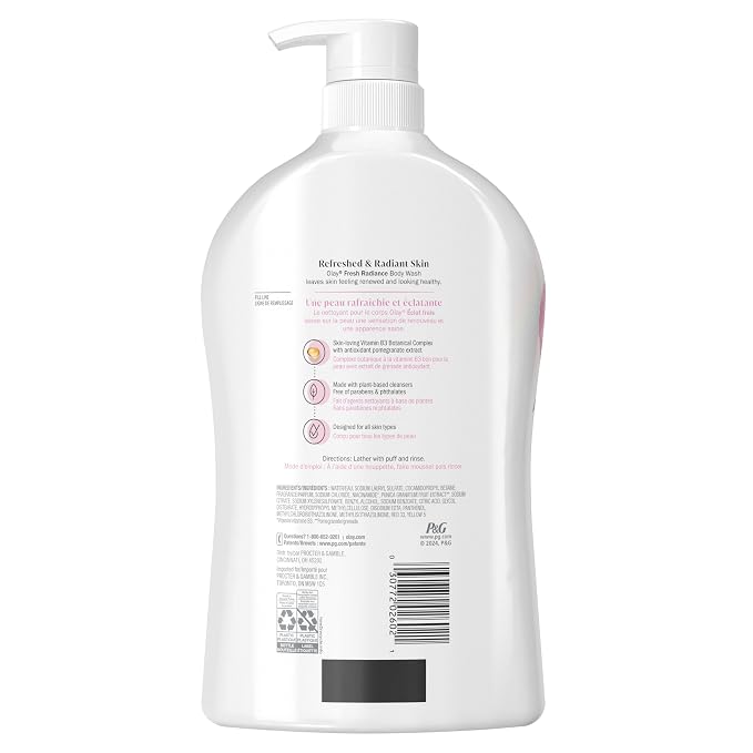 Olay Body Wash for Women, Fresh Radiance, Refreshing & Renewing, Made - Image 12
