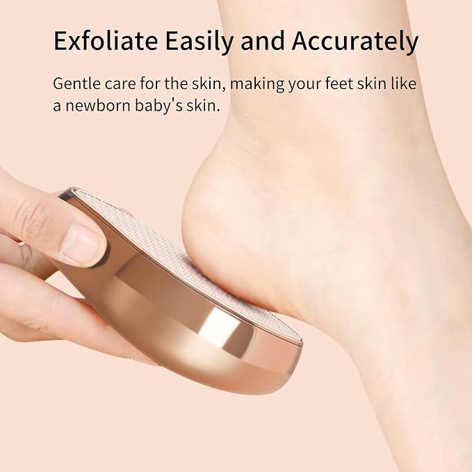Nano Glass Foot File, Pedicure Tool and exfoliator, Glass Surface, Comfortable - Image 2