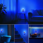 Sujeet Blue Night Light 4 Pack, Night Lights Plug into Wall 4-Pack, Nightlight - Image 3