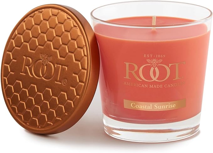 Root Candles Scented Candles Honeycomb Beeswax Blend Premium Handcrafted Candle by RootCandles