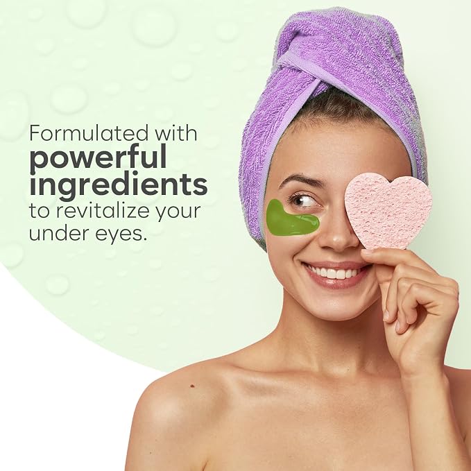 BLOOMORA Green Tea Under Eye Patches - Image 5