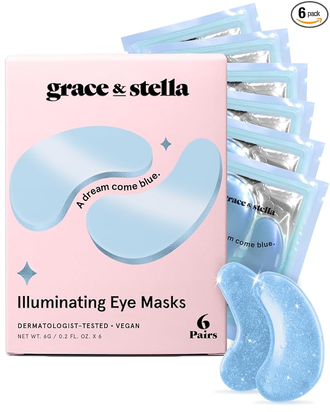 grace & stella Award Winning Under Eye Mask Reduce Dark Circles, Puffy Eyes by GraceStella