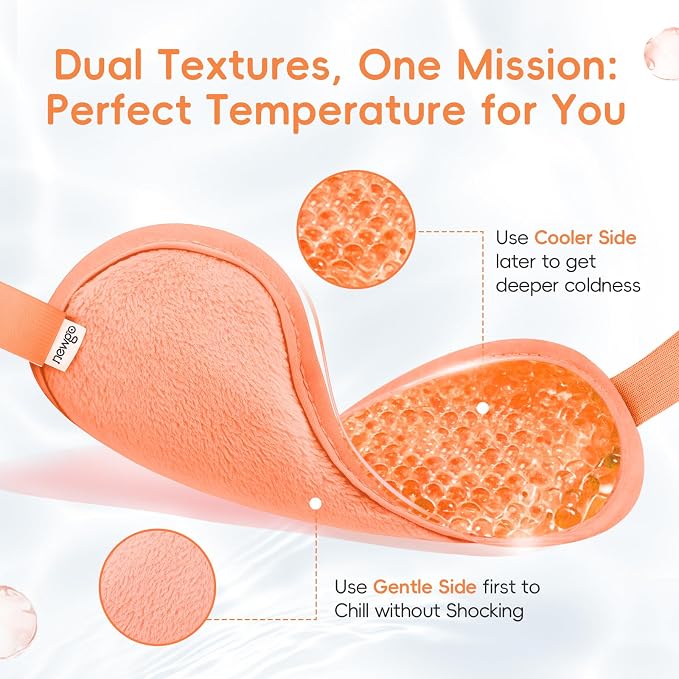 NEWGO Cooling Eye Mask for Puffy Eyes, Cold Eye Mask Eye Ice Pack for After - Image 3