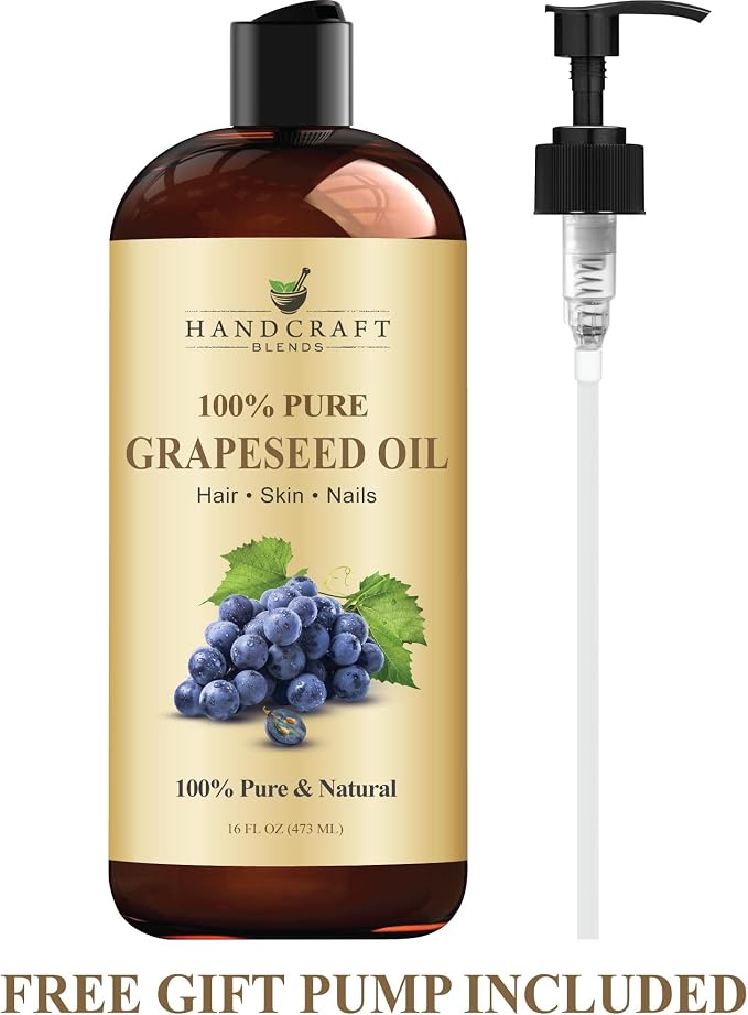 Handcraft Blends Grapeseed Oil | 100% Pure and Natural | Bath & Body Oil | - Image 7