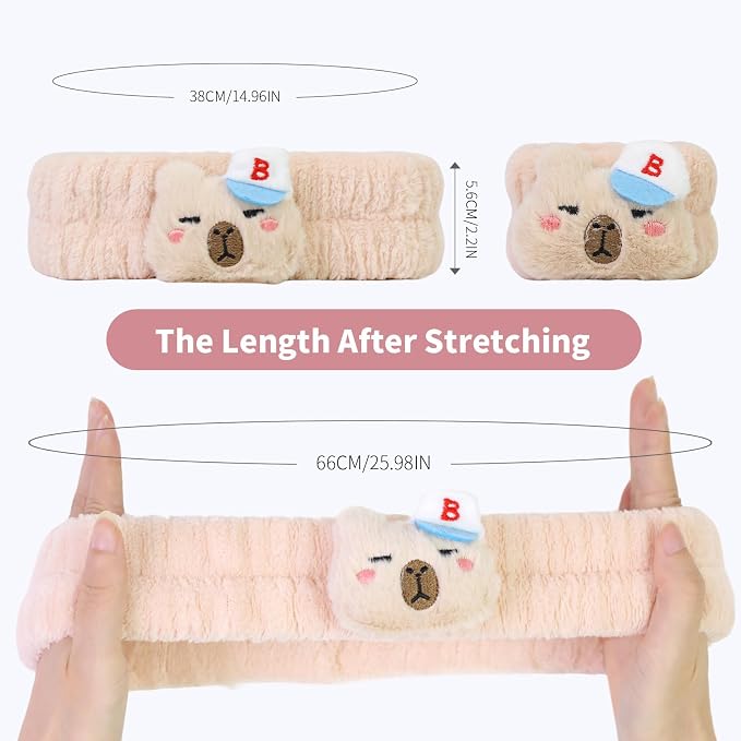 Kawaii Spa Headband and Wristband Set - Image 7