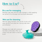 HEETA Hair Scalp Massager Shampoo Brush 2 Pack, Soft Silicone Bristles to - Image 5