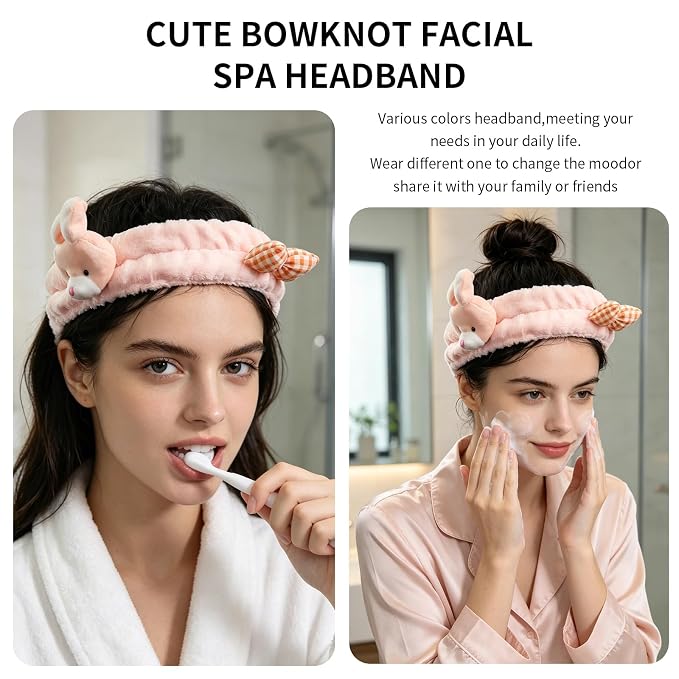 PERFECTSIGHT Kawaii Headband for Spa, Washing Face, Party - Image 4