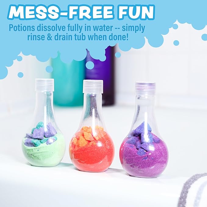 Tub Works® Kids Bath Bomb Potion™ Bath Toy, Variety 6 Pack | Nontoxic | Fizzes - Image 6