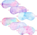 Cuffbow 6 Pack Plush Sleep Mask Set, Cute Plush Eye Masks by Cuffbow