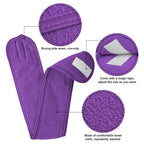 Denfany Spa Headband 3 Pack Ultra Soft Adjustable Face Wash Headband - Image 3