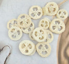 25Pcs Natural Loofah Slices of 2In, Reusable Natural Loofah Cuts - Image 3