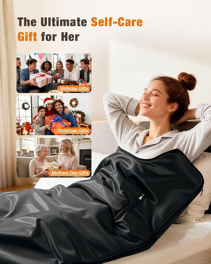Portable Sauna Blanket for Home, Full Body Heating Wrap for Relaxation and Detox - Image 4