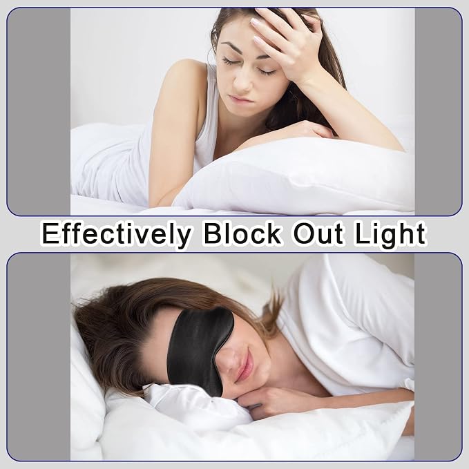 Newcotte 50 Pcs Silk Sleep Eye Mask - Image 5
