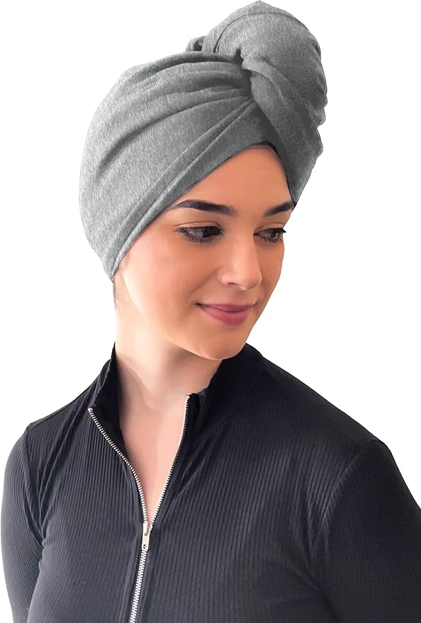 Elizabeth Roberts 100% Cotton T Shirt Hair Towel Wrap Plopping Essential Turban - Image 2
