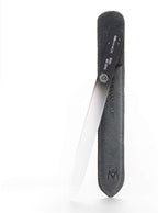 GERMANIKURE Glass Nail File in Suede Sleeve by GERMANIKURE