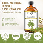 EUQEE Hinoki Essential Oil 118ml/4Fl Oz Pure Japanese Hinoki Oil Premium - Image 2