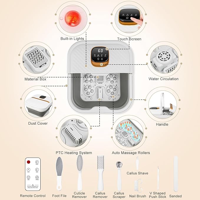 UNIFULL Collapsible Foot Spa Bath - Image 2