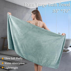 Ycosy 8-Piece Bath Towels Set, 2 Oversized Bath Sheet, 2 Hand Towels and 4 - Image 2
