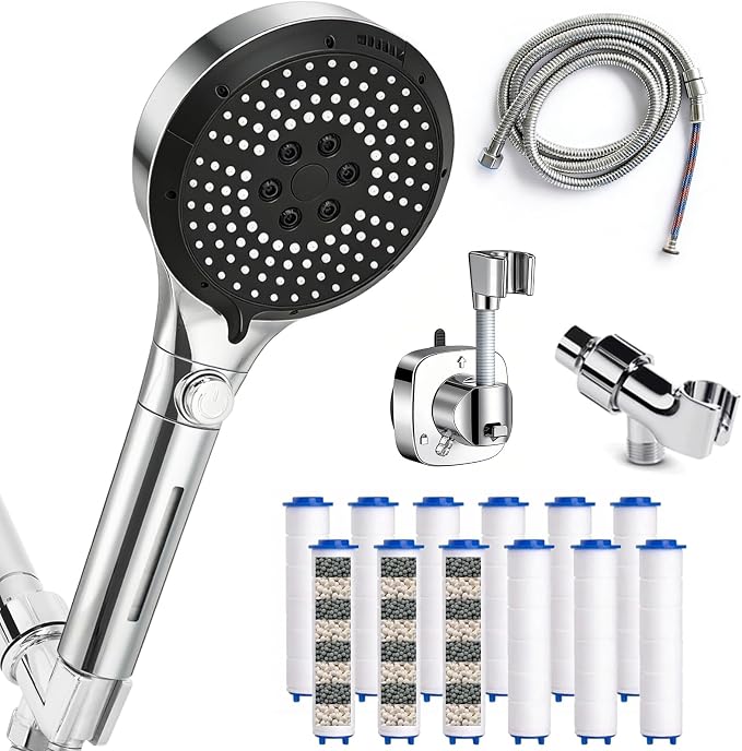 Filtered Shower Head with Handheld by GuGoLar