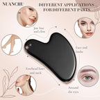 Nuanchu Stainless Steel Gua Sha Facial Tool, Metal Gua Sha - Image 4
