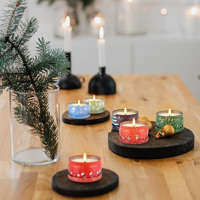 36 Packs Christmas Scented Candles Gift- Aromatherapy Candle-2.5oz Soy Wax-Long - Image 7