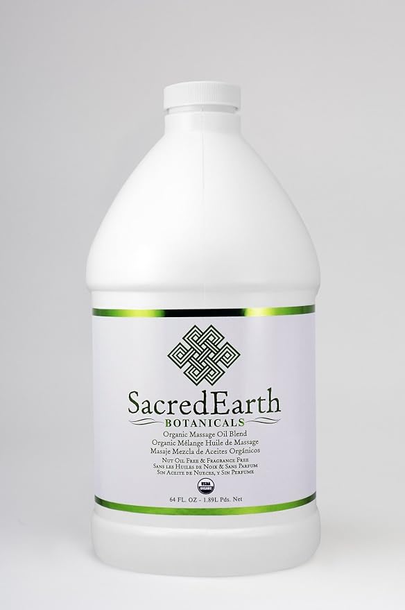 Organic Massage Oil Blend by Sacred+Earth+Botanicals