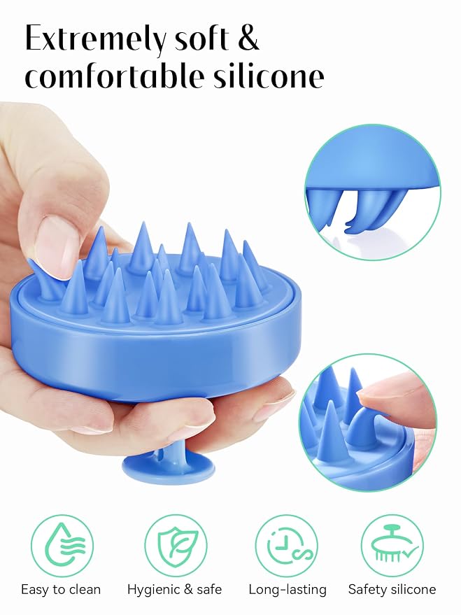 HEETA Shampoo Scalp Brush Massager Hair Growth, Scalp Scrubber - Image 3
