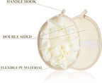 Boao 3 Pcs Bath Shower Pouf Sponge Mesh Pouf Shower Ball Exfoliating Body - Image 3