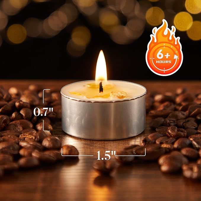16 Pack Jasmine Tealight Candles - Image 4