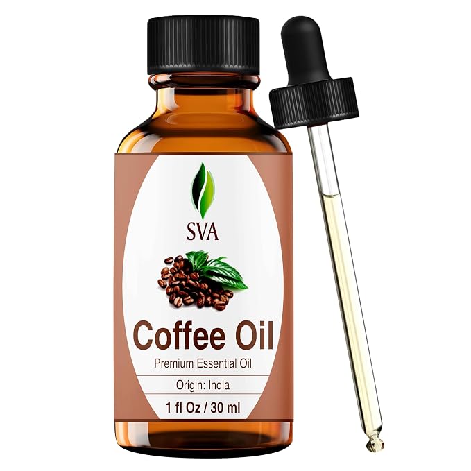 SVA Coffee Essential Oil – 1 Fl Oz – 100% Natural Coffee Oil by SVAORGANICS