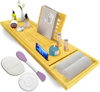 Premium Bathtub Tray with Accessories by Unknown